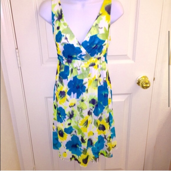 floral overlay dress